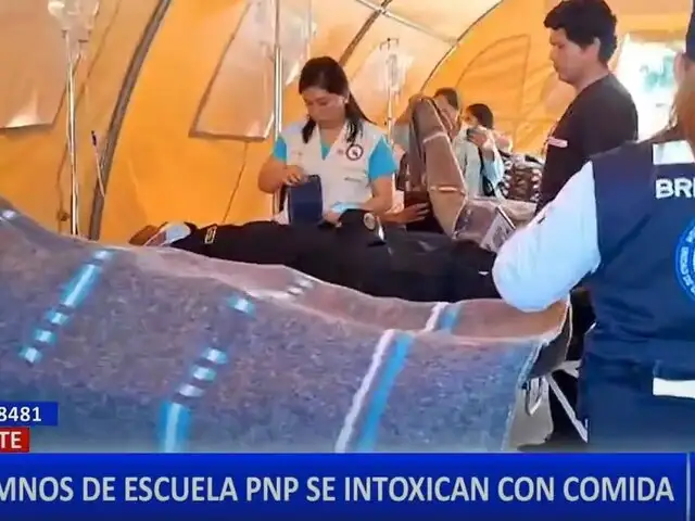 Chimbote: 47 alumnos de escuela PNP se intoxican con comida