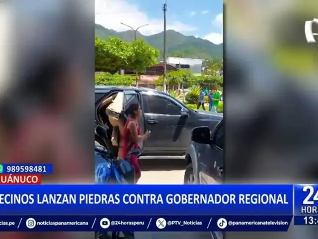 Gobernador de Huánuco se salva de brutal golpiza de pobladores