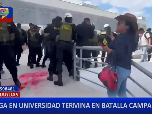 Yurimaguas: batalla campal en universidad deja cinco heridos