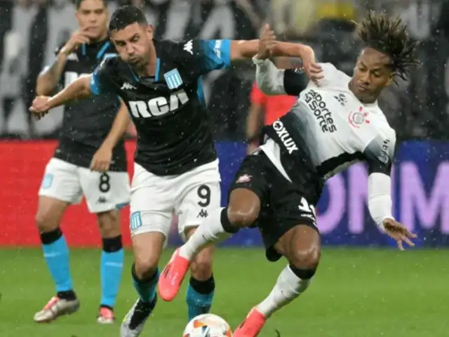 Corinthians igualó 2-2 ante Racing en condición de local por la semifinal de ida de la Copa Sudamericana