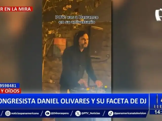 De político a DJ: Excongresista Daniel Olivares animó evento en Barranco