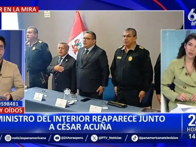 Ministro del Interior se reunió con César Acuña en La Libertad