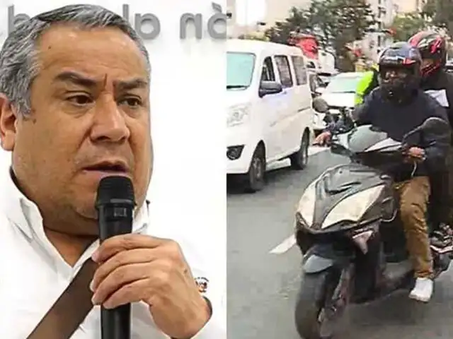 Premier Adrianzén: En breve se emitirá decreto sobre número de personas que pueden viajar en moto