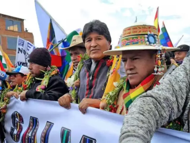 Gobierno boliviano denuncia que expresidente Evo Morales busca quebrar el orden democrático