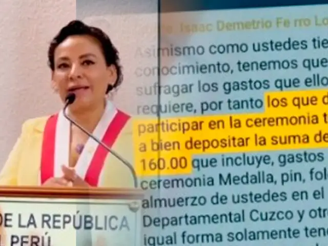 ¡Exclusivo! Negocio en el Congreso con bendición de Kira Alcarraz: haciendo caja con condecoraciones dentro del Hemiciclo