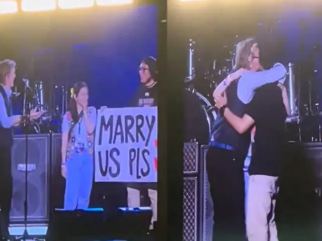 Paul McCartney en Lima: pareja de fans sube al escenario para que el exBeatle los case