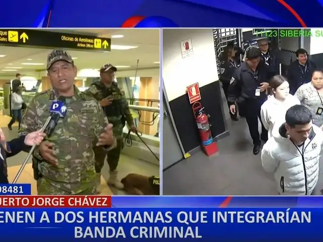 Detienen a presunta banda criminal en el Aeropuerto Jorge Chávez con 25 kg de droga