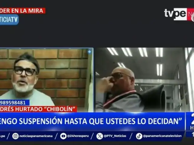 Andrés Hurtado: "En ningún momento agarré un avión y me fui del país"