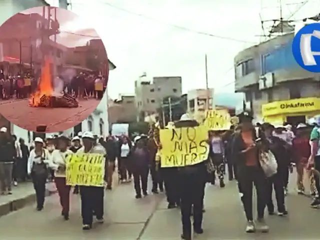 Protestas en Ayacucho: ciudadanos exigen al Gobierno frenar la ola de delincuencia