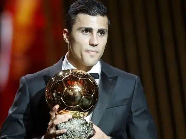 Rodri Hernández ganador del Balón de Oro 2024: goles y títulos del mejor jugador del mundo