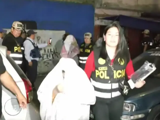 La Victoria: intervienen a 43 presuntos integrantes de organización criminal “Los Mexicanos”