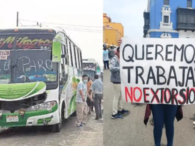 Transportistas en La Libertad anuncian paro por incremento de extorsiones y criminalidad