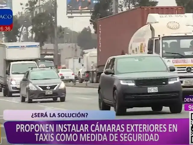 Controversia por propuesta de cámaras en taxis y buses como medida de seguridad