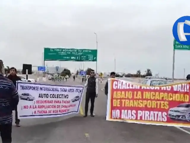 Tacna: bloquean paso a Chile en rechazo a la ampliación del penal de Challapalca