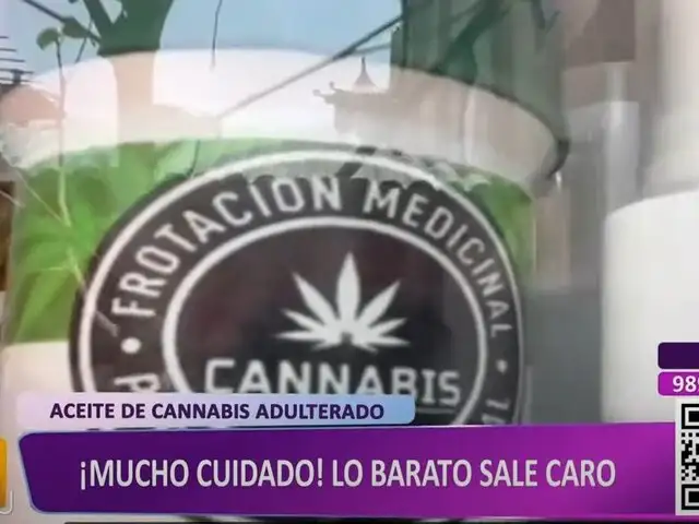 Vendedores ambulantes ofrecen productos falsos como aceite de cannabis