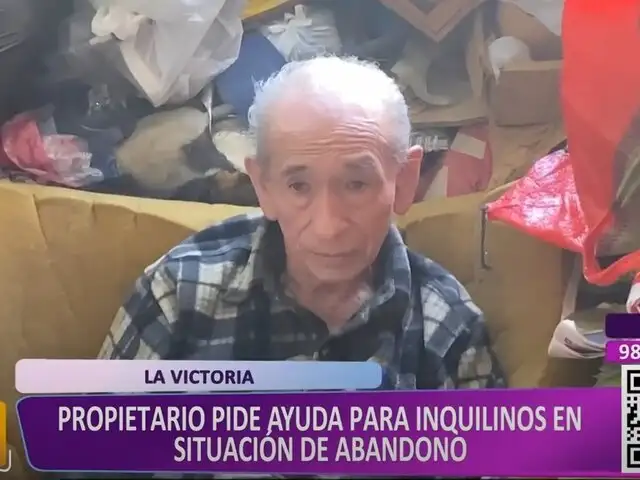 Hermanos ancianos viven en condiciones deplorables en La Victoria