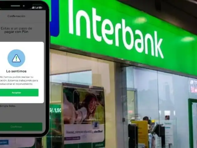 Nueva caída de Interbank: usuarios reportan que la app y Plin siguen fallando