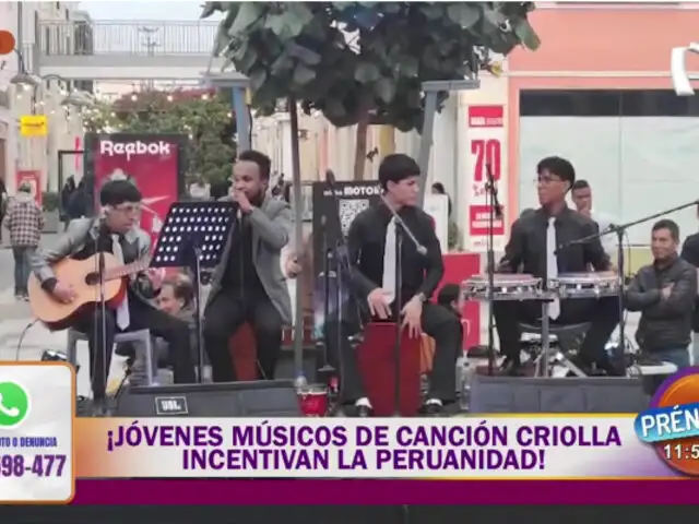 Día de la Canción Criolla: jóvenes del Callao incentivan la celebración de esta festividad