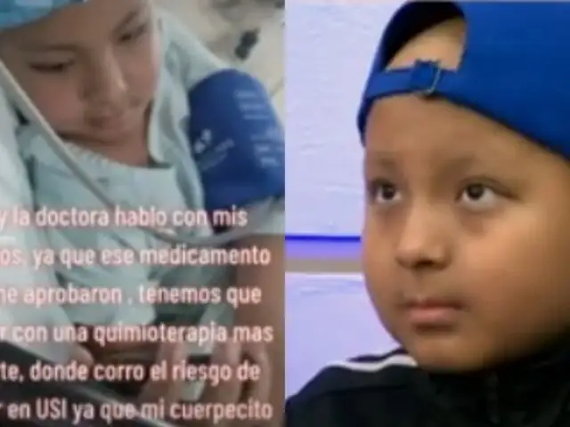 Ayudemos a Lyam: niño con leucemia necesita apoyo urgente para viajar a España y tener tratamiento especializado