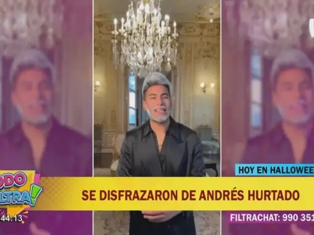 TikToker se disfraza de Andrés Hurtado en Halloween