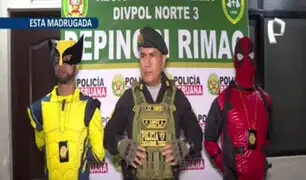 ¡Los trajes perfectos! Agentes de la PNP vestidos de superhéroes desarticularon clan familiar en el Rímac