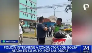 Detienen a conductor que hacía pasar una bolsa por un cadáver