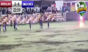 Tragedia en el fútbol: rayo mata a jugador durante un campeonato local en Huancayo