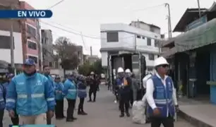 Intervienen mercados clandestinos en Surco por donde pasará la Vía Expresa Sur, pero denuncian irregularidades