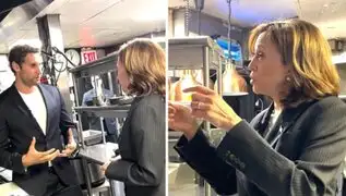 Kamala Harris quedó fascinada por la comida en su visita a restaurante peruano en Manhattan