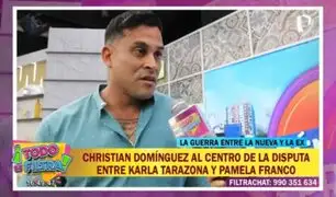 Christian Domínguez advierte sobre la disputa entre Karla Tarazona y Pamela Franco