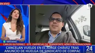 Gerente de Transporte Aéreo Internacional critica huelga en el aeropuerto: “Es inaceptable”