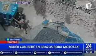 Huaycán: Mujer con bebé en brazos roba mototaxi