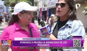 ¿Los peruanos somos amables?: Ponemos a prueba la amabilidad de los ciudadanos