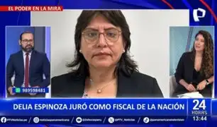 Delia Espinoza juró como nueva fiscal de la Nación para el periodo 2024-2027