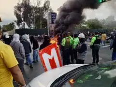 Protesta en San Marcos: exigen renuncia de la rectora Jeri Ramón