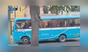 Santa Anita: presuntos extorsionadores agarran a golpes a chofer y cobrador de bus