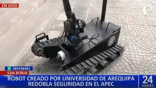 Robot desarrollado por estudiantes arequipeños se usará para reforzar seguridad en foro APEC