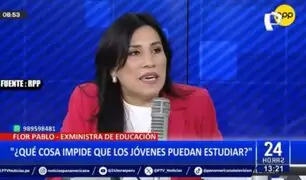 Flor Pablo cuestiona clases virtuales por APEC: "¿Qué impide que los chicos puedan estudiar?"