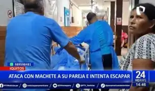 Iquitos: Mujer pierde un ojo tras ser atacada a machetazos por su pareja