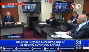 Ollanta Humala confirma que sí se reunió con Hugo Chávez