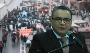 Santiváñez sobre protestas durante APEC: “ es una paralización politizada”