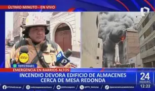 Incendio en Cercado de Lima: Al menos 6 viviendas destruidas por siniestro