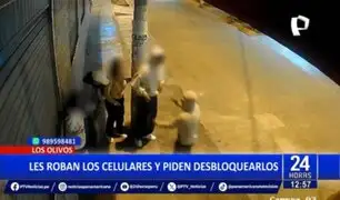 Los Olivos: roban celulares y exigen a víctimas que los desbloqueen