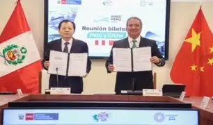 Perú y China suscriben memorándums de entendimiento para fortalecer la competitividad del sector transporte