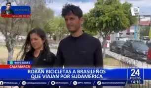 Cajamarca: Roban bicicletas a turistas brasileños que viajan por Sudamérica