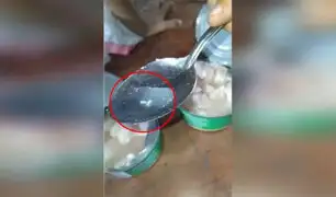 Qali Warma: hallan larvas en conserva de pollo entregada para almuerzo de escolares en Cajamarca