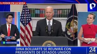 Dina Boluarte y Joe Biden se reunirán en Palacio de Gobierno