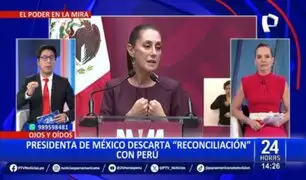 Claudia Sheinbaum: Presidenta de México descarta reconciliación con Perú