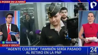 "Agente Culebra" también sería pasado al retiro en la PNP