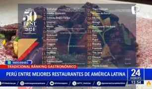 ¡Orgullo! restaurantes peruanos figuran entre los mejores de Latinoamérica